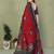 maroon color mul cotton designer kalamkari printed ethnic partywear saree