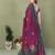 burgundy color mul cotton designer kalamkari printed ethnic partywear saree