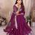 wine color linen cotton fabric woven silver jari designer ceremonial saree