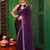 purple tissue fabric fancy swarovski work ethnic girlie saree
