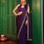 purple color tissue fabric fancy designer swarovski work ethnic girlie saree