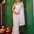 white color georgette fabric sequance embroidery work ethnic girlie saree