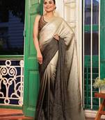 green color satin fabric fancy swarovski work ethnic girlie saree