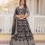 Black Color Viscose Jacquard Embroidered Sequins Work Lehenga Choli With Dupatta