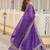 Purple Color Viscose Jacquard Embroidered Sequins Work Lehenga Choli With Dupatta