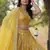 Yellow Color Viscose Jacquard Embroidered Sequins Work Lehenga Choli With Dupatta