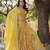 Yellow Color Viscose Jacquard Embroidered Sequins Work Lehenga Choli With Dupatta