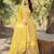 Yellow Color Viscose Jacquard Embroidered Sequins Work Lehenga Choli With Dupatta