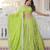Green Color Viscose Jacquard Embroidered Sequins Work Lehenga Choli With Dupatta
