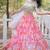 Pink Color Digital Printed Faux Georgette Sequins Work Lehenga Choli With Dupatta