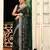 green color embroidery work organza fabric beautiful ceremonial saree
