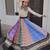 Multi Color Cotton Printed Gota Patti Worklehenga Choli