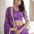 Purple Color Vichitra Silk Sequins Zari Multi Embroidered Lehenga Choli With Dupatta