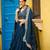 Blue Color Vichitra Silk Sequins Embroidered Lehenga Choli With Dupatta