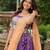 Purple Color Silk Jacquard Meena Weaving Work Lehenga Choli With Dupatta