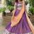 Purple Color Silk Jacquard Meena Weaving Work Lehenga Choli With Dupatta