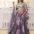 Grey Color Russian Silk Printed Sequins Work Lehenga Choli With Dupatta