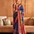 blue  banarasi patola saree with unstitch blouse