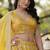 Yellow Color Viscose Jacquard Embroidered Sequins Work Lehenga Choli With Dupatta