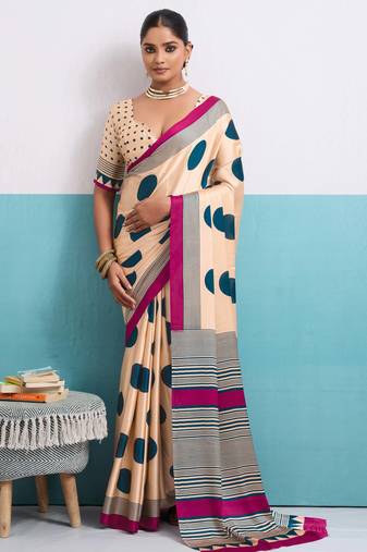 teal color beautiful ceremonial wear satin art silk saree