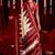 maroon & white color ikkat art silk fabric designer zig zag printed traditional party looks saree