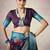 purple color beautiful girlie woven designer saree