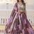 Coffee Color Russian Silk Printed Sequins Work Lehenga Choli With Dupatta