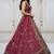 Graceful Pink sequins and Zari Zal, Multi thread and Dori work, Metalic Sequins, Diamond work Orgenza lehenga choli