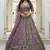 Charming Onion Zari Zal, Multi thread, Dori, Metalic Sequins, Diamond work Orgenza wedding wear lehenga choli