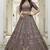 Charming Onion Zari Zal, Multi thread, Dori, Metalic Sequins, Diamond work Orgenza wedding wear lehenga choli