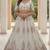 Comely White Dori work, Multi thread and sequins, Chapat zari work, Diamond work Heavy Net Lehenga Choli