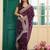 wine color designer chiffon fabric saree for ceremonial looks