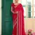 red satin saree ceremonial looks