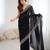 black color chiffon fabric zarkan hand work designer bollywood style saree