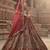 Red Handwork Khatali, Crystal Motif and Pipe work, Dori , Multi Thread, Sequins, Zari Embroidered Silk lehenga choli