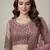 Catching Pink Dori, Zari, Sequence, Thread Embroidered and motif work Heavy net wedding designer Lehenga Choli for women