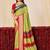 pista green color velvet tussar silk blend fabric woven saree with smart elegant print