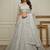 Bewitching White Dori, Zari work, Sequins work, Thread Embroidered and motif work Heavy net Bridal wedding Lehenga Choli