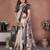 grey color mul cotton fabric designer kalamkari printed graceful party saree