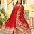 Red Faux Blooming Embroidered Gown for Women with Zari & Sequins Work | Matching Embroidered Dupatta