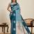 blue color soft art silk fabric woven jari designer ethnic indian saree