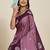 purple color soft art silk fabric woven jari designer ethnic indian saree