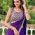 lavender color beautiful ceremonial special bollywood saree