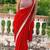 red color beautiful ceremonial special bollywood saree
