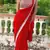 red color beautiful ceremonial special bollywood saree