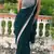 green color beautiful ceremonial special bollywood saree