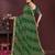 green color georgette fabric bandhej printed traditional saree