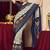 grey color tussar art silk fabric woven designer ethnic saree with patola print