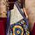 grey color tussar art silk fabric woven designer ethnic saree with patola print