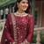 Maroon Rangoli Silk Kurta Set with Sequins & Thread Embroidery – Premium Occasion Wear